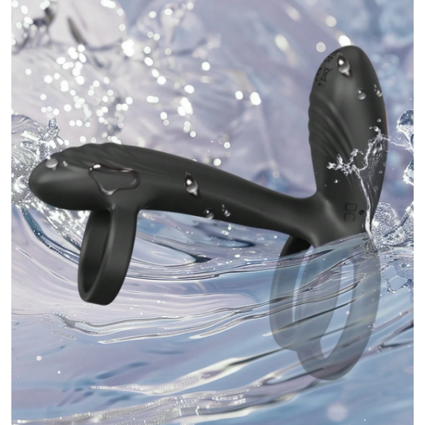 Anillo vibrador del pene con estimulador del punto G